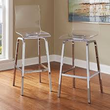 Inspire Q Ithaca Swivel Bar Chair In Chrome Set Of 2 Chrome Bar Stools Modern Counter Stools Bar Chairs