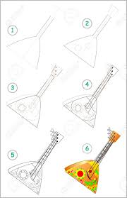 Check spelling or type a new query. Page Zeigt Wie Man Schritt Fur Schritt Lernt Ein Russisches Musikinstrument Balalaika Zu Zeichnen Entwicklung Der Fahigkeiten Von Kindern Zum Zeichnen Und Malen Vektor Bild Lizenzfrei Nutzbare Vektorgrafiken Clip Arts Illustrationen Image 93056509