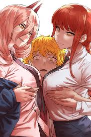 Rule34 - If it exists, there is porn of it  denji (chainsaw man), haraya,  makima (chainsaw man), power (chainsaw man)  6023787