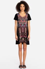 Johnny Was Black Jwla Frederique Embroidered Tunic Dress Boho Chic J23419 New Boho Chic Dress Embroidered Tunic Dress Boho Dress