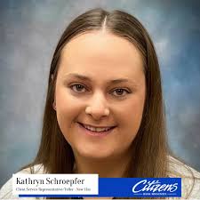 We'd like to introduce you to the newest member of our team, Kathryn  Schroepfer! She is a Client Service Representative/Teller in our New Ulm  main office. The next time you come through the drive-up ...