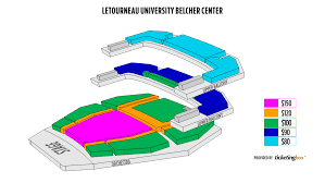 Longview Letourneau University Belcher Center Seating Chart