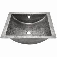 concave pewter undermount lavatory sink