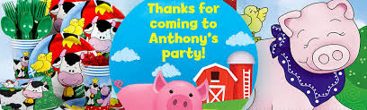 On a similar note, these farmyard puddings are a great way to get your guests into the party spirit. Farm Animal Birthday Party Supplies Wholesale Party Supplies