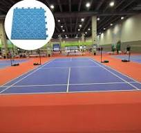 Indoor Sports Mat Removable Badminton Court Portable PP Interlocking  Flooring