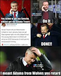 Manchester united poster manchester united wallpaper manchester united players soccer memes football wallpaper soccer stars sports wallpapers man united cristiano ronaldo. Troll Football On Twitter How Man Utd Signed Amad Traore