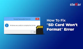 What does formatting an sd card do. How To Fix Sd Card Won T Format Error