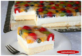 Joghurt Frucht Schnitten Tanja S Glutenfreies Kochbuch Kuchen Und Torten Rezepte Sommerkuchen Sommer Kuchen