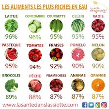 Es Aliments Contiennent Tous De L Eau Mais Certains Plus Que D Autres On Les Nomme Aliment La Sante Dans L Assiette Alimentation Aliments Bons Pour La Sante