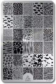 Lina Nail Art Supplies Get Wild 01 Nail Art Supplies Stamping Plates Nail Art Wedding