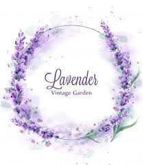 Lavender Wreath Watercolor Splash Wreath Watercolor Watercolor Splash Lavender Wreath