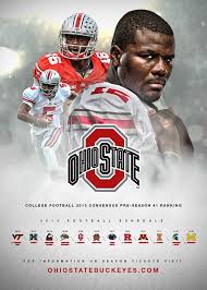 Ohio State 2015 Football Schedule Poster On Behance Ohio State Football Schedule Ohio State College Sports Graphics