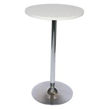 The corbin cocktail table has a silhouette that exemplifies modern iconic design. Round White Top Cocktail Table Online Ehire