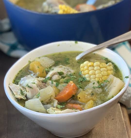 Traditional Panamanian Sancocho, AI generated