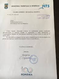 A fost cald în ianuarie, ger cumplit în februarie, iar acum avem temperaturi normale pentru pentru luna. Scrisoare De MulÅ£umire Din Partea Clubului Sportiv Municipal Craiova Pentru Sprijinul Acordat