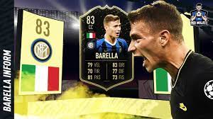 Bei inter mailand scheint er sein glück jedoch gefunden zu haben. Nicolo Barella If 83 Fifa20 Player Review Ita Youtube