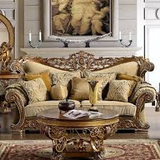 Homey Design Hd 369 3pc Livingroom Set In Gold Living Room Sets Elegant Living Room Decor Elegant Living Room