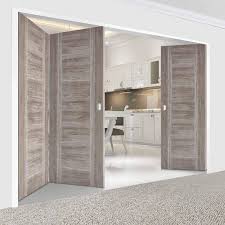 Thrufold Laminate Light Grey Ottawa 2 1 Folding Door Prefinished Foldingdoors Greydoors Loft Style Folding Doors Urban Style Interior