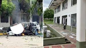 Más tarde, el ministro de defensa de colombia, diego molano, confirmó que la explosión del carro bomba dejó un saldo, hasta el momento, de 36 personas heridas. D Jc15czdj8oem