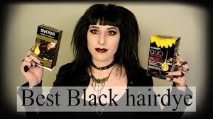 When you think of black hair color, you probably don't realize that there are far more shades possible than just plain old black. Best Black Hair Dye Permanent Black Hair Goth Black Hair 2019 Youtube