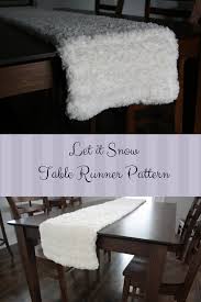 Pattern Let It Snow Table Runner In 2020 Table Runner Pattern Table Runners Pattern