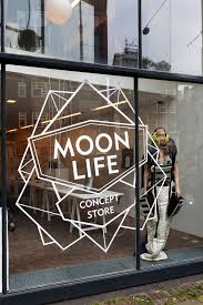 Diggin That Large Rock Logo Window Graphics Shop Window Design Window Signs