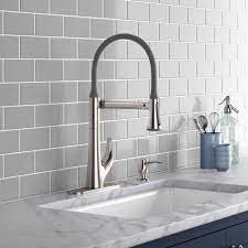 Offered in a beautiful brushed nickel finish, rubicon's streamlined look is easy to clean and its finish resists corrosion and wear. Kohler Arise Pull Down Kitchen Faucet Costco