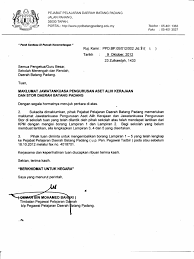 Didalam surat dinas berisi permasalahan kedinasan seperti penugasan, pemberitahuan izin, berisi pengumuman, permohonan dan masih. Borang Lantikan Pegawai Aset N Lain2