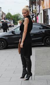 Gallery Chloe Sims Fashion Black Wrap Dress