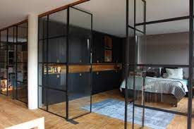 Some room divider ideas have such substance and sturdiness that they serve nearly the same function as interior partition walls. Steel And Glass Partition Wall 7 Steps With Pictures Instructables