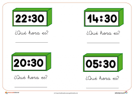 Husos horarios y cambio de hora. Recursos Para El Aula Que Hora Es