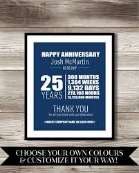 You continue to inspire me even after so many years of working together. 25 Year Work Anniversary Print Gift Digital Print Etsy Work Anniversary Work Anniversary Gifts Work Anniversary Cards