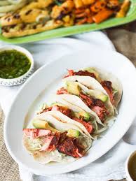 Place fish into the batter then fry. Barbecue Salmon Tacos Recipe Registered Dietitian Columbia Sc Rachael Hartley Nutrition Salmon Tacos Healthy Taco Recipes Gluten Free Recipes Easy