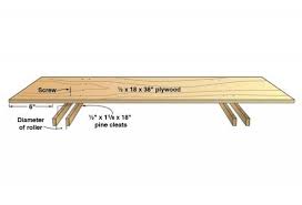Roll Out A Just Right Height Temporary Table Wood Clocks Wood Magazine Woodworking Tips