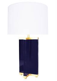 Accentuate a beautifully wallpapered dining room wall with a pair of pandora sconces hung over your favorite worlds away console. Worlds Away Cross Base Table Lamp In Navy Lacquer Gold Leaf Hanover Nvy