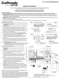 Productopia.com has been visited by 100k+ users in the past month Craftmade Ics2 Conversion Kit Installation And Operating Instructions Pdf Download Manualslib