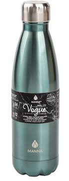 Manna Vacuum Insulated Water Bottle Stainless Steel 18 Fl Oz Fish Moda Blue  New | Ebay