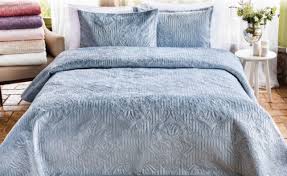 Ozdilek Yatak Ortusu Seti Flair 180 230 Indigo 8697353483929