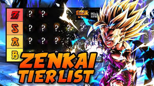 In this guide, we will be mentioning every character in the game along with their tier information, rank, and power. Zenkai Tier List Dragon Ball Legends Youtube