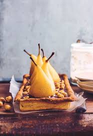 Tarte Aux Poires Chocolat Et Praline Recette Tarte Aux Poires Alimentation Poire Au Chocolat