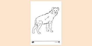 Below are some free printable komodo dragon coloring pages. Spotted Hyena Colouring Page Colouring Sheets