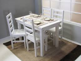 incredible small white dining table