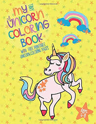 Click on your favorite unicorn themed coloring page to print or save for later. My Tiny Unicorn Coloring Book With Free Printable Unicorn Coloring Pages Ages 4 8 Coloring Books Simple 9781081460013 Amazon Com Books