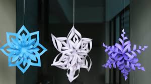These 3d snowflake template printable are perfect for appliques, fabric transfers, and vinyl decals. Diy 3d Snowflake Making Tutorial Diy Crafts Youtube