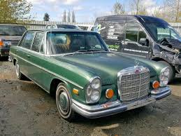 1972 mercedes benz 280sel 4.5 sedan.top of the line model.spectacular condition. 10806812007639 1972 Mercedes Benz 280sel Green Price History History Of Past Auctions Prices And Bids History Of Salvage And Used Vehicles