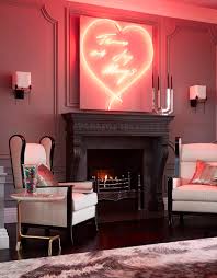 Sheets of paper and a pencil. Trendy Ways To Decorate With Neon Signs