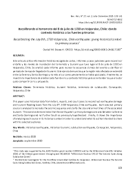 It doesn't matter what industry you're in or level you're at in your career—to get noticed by potential employers, your professional cover letter needs to knock their socks off. Pdf Recalibrating The July 8th 1730 Valparaiso Chile Earthquake Giving Historical Context To Primary Sources Daniel M Stewart Academia Edu