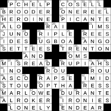 Puzzle published in the new york times, online at the newspaper's website, syndicated to more than 300 other newspapers and journals,1 and available as mobile apps.2345 the puzzle is created by various freelance constructors and has been edited by will shortz since 1993. 0109 20 Ny Times Crossword 9 Jan 20 Thursday Nyxcrossword Com