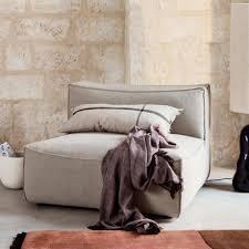 Pure linen sofa covers this is what luxury that doesn't try too hard looks like. Catena Sofa 100 Reiches Leinen Mittelmodul C Ferm Living