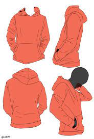 How to draw hoodie easy steps for children, kids, beginners lesson.tutorial of drawing technique. Hoodie Drawing Reference And Sketches For Artists